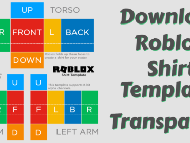 Roblox transparent Shirt templates available for download